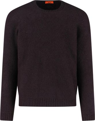 Drumohr Crew Neck Sweater with Ribbed Finishes
