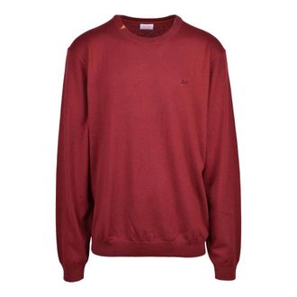 Sun 68 Jersey de cuello redondo - Knitwear - Hombre - Rojo - S
