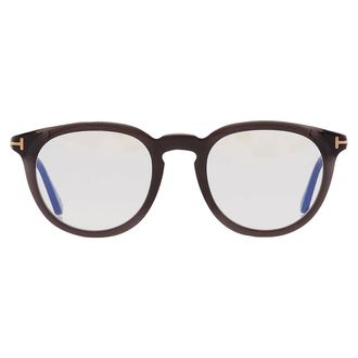 Tom Ford Blue Light Block Round Mens Eyeglasses FT5905-B 005 49