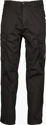 C.P. Company Mens Satin Stretch Lens Cargo Pants - Black - Size: 34