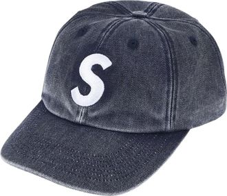 SUPREME SS26 Pigment Coated S Logo 6-Panel Navy SUP-SS26-1019-NAV