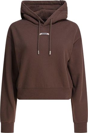 Jacquemus Gros Grain Sweatshirts Marrone-Donna