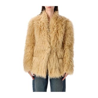 Isabel Marant Chaqueta Corta Texturizada - Jackets - Mujer - Beige - S