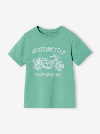 Vertbaudet T-shirt gar&ccedil;on imprim&eacute; menthe