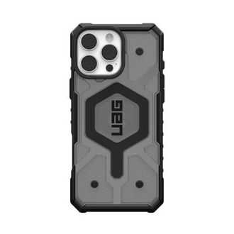 Urban Armor Gear Funda Protectora Uag Pathfinder Clear Magsafe Para Iphone 16 Pro Max Compatible Con Magsafe (color Ceniza)