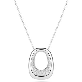 Sif Jakobs Jewellery Necklace Borsa in 925 Sterling Silver at Nordstrom, Size Large