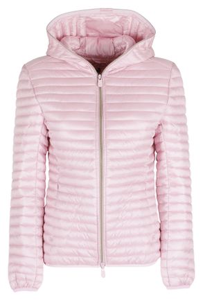 Save The Duck Pink Alexa Hooded Quilted Polyester Down Jacket