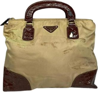Prada Pre-owned Handbags, female, Multicolor, Size: ONE SIZE Pre-owned Vintage Handbag