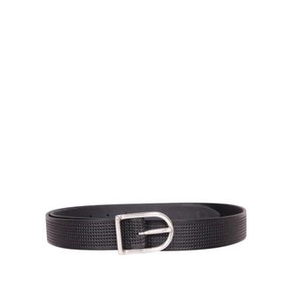 Dell'Oglio Belts, male, Black, Size: 110 CM Belts