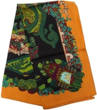 Herm&egrave;s Pre-owned Le Paradis du Roy Scarf - - Pre-owned - Donna - Multicolore - ONE SIZE