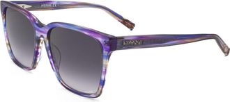 Missoni MIS 0008/S 0V43 9O Blue Horn/Dark Grey Gradient