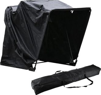 OEM Tienda De Campa&ntilde;a Para Moto, Tejido Impermeable, Estructura De Acero Resistente, Color Negro