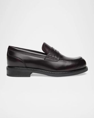 Nero Giardini Leather Penny Loafers
