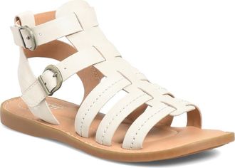 B&oslash;rn Iana Ankle Strap Sandal in Cream Leather at Nordstrom, Size 11