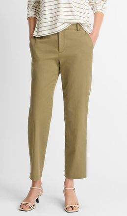 Vince Straight Leg Chinos in Olive Stone at Nordstrom, Size 00