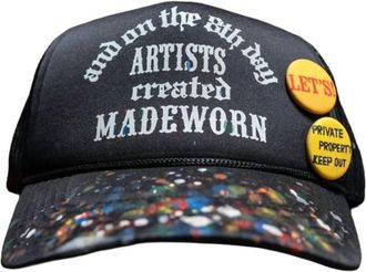 MadeWorn 8Th Day Unisex Trucker Hat In Black Multi