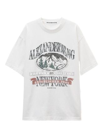 Alexander Wang Alexander Wang Short Sleeve T Shirt W/ Graphic