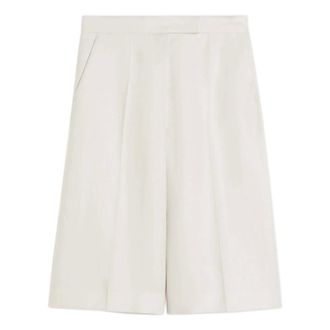 Max Mara Long Shorts, female, White, Size: 2XS Long Shorts
