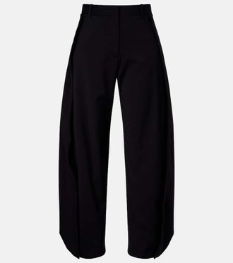 Loewe Draped wool wide-leg pants