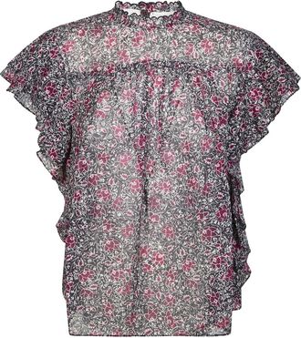 Isabel Marant Blouses, female, Multicolor, Size: S Daliyane Top