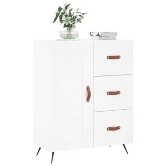 Berkfield Home Sideboard White 69.5x34x90 cm Engineered Wood