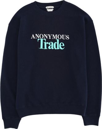 J.W.Anderson Anonymous Trade Print Cotton Sweatshirt