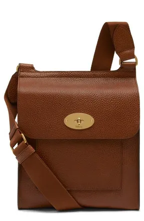 Mulberry Antony Leather Crossbody Bag in Oak at Nordstrom
