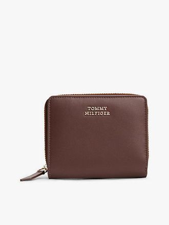 Tommy Hilfiger Logo Leather Zip-Around Wallet