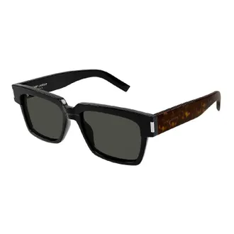 Saint Laurent Square Full Rim Sunglasses - Black