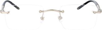 Montblanc Montblanc - Mb0444O Optisch Montuur - Heren - Accessoires - Grijs - Maat: 54 MM