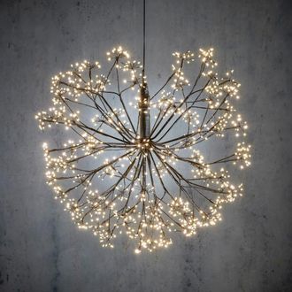 Luca Lighting Figuras navide&ntilde;as led blanco c&aacute;lido h60xb60xl60cm