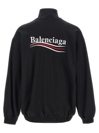 Balenciaga Mens Black Polyamide Sweatshirt Clothing