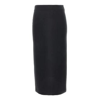 Max Mara Midi Skirts, female, Black, Size: XS Mxsolivi Skirt