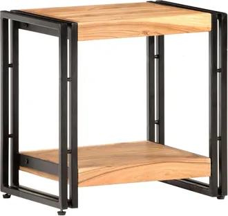 vidaXL Mesa Auxiliar De Madera Maciza De Acacia 40x30x40 Cm Vidaxl