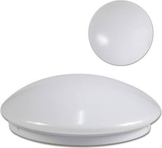 Trade Shop Trade Shop Traesio - Trade Shop - Plafoniera Da Soffitto Bianca 12 Watt 24 Led Small Luce 3000k 4000k 6500k C-01-s