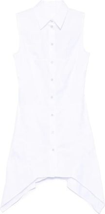 Helmut Lang Abito corto smanicato - Bianco