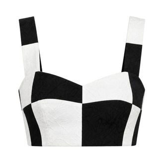 Dolce & Gabbana Mouwloze Tops - Dames - Tops - Veelkleurig - Maat: 2XS Polyamide