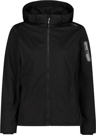 F.lli Campagnolo Light Softshell Jacket Zip Hood Softshelljacke f&uuml;r Damen | schwarz