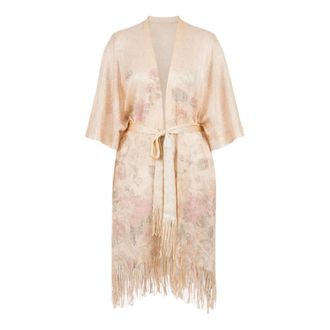 Twinset Kimonos, female, Pink, Size: ONE SIZE Kaftano Mare Kaftan