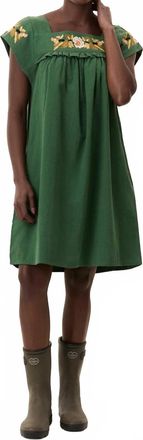 Leon & Harper Raddix Mini Dress In Green