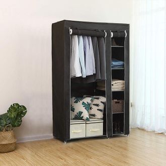 OEM Penderie - Acier - 172 X 105 X 43 Cm - Noir - 1 Unidad
