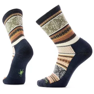 Smartwool Everyday Cozy Fair Isle Sweater Crew Socks Multifunktionssocken f&uuml;r Damen | blau