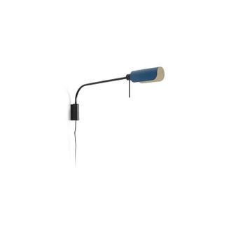 Faro Barcelona Martinica Aplique De Pared Xl Azul, Orientable Interruptor 20040-134