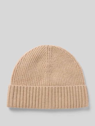 Mc Neal Beanie aus Woll-Kaschmir-Mix in Sand Melange, Gr&ouml;&szlig;e 1