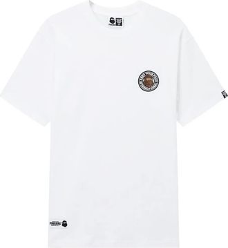 Fingercroxx T-shirt con applicazione - Bianco