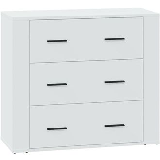 vidaXL Sideboard White 80x33x70 cm Engineered Wood Vidaxl