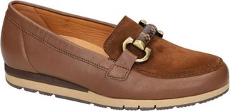 Gabor Comfort Penny Loafer - Dames - Loafers - Bruin - 40 1/2 EU - Leer - Schoenen