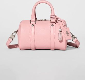 Alo Mini Voyage Bag in Vintage Pink Leather