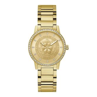 Guess Dames Armbandhorloge Petal goud Gw 0747L2 - Dames - Horloges - Geel - ONE Size - Accessoires
