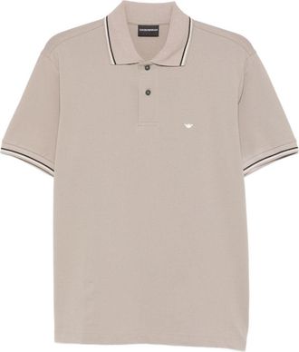 Emporio Armani Logo Baumwoll-Poloshirt